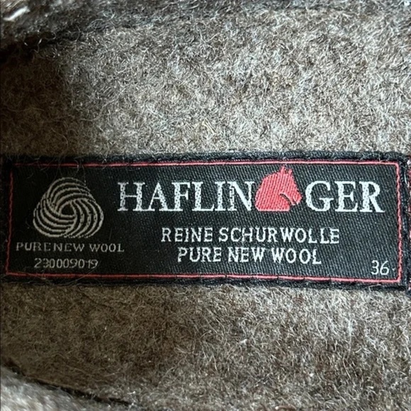 Haflinger Wool Felt Grizzly GZ Clog Slippers House Shoes Earth Tan Size 36 - Picture 2 of 10